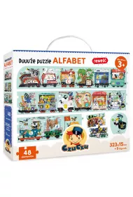 Duuu�e Puzzle 48 el. Alfabet Bright Junior Media