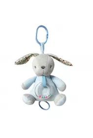 Pozytywka kr�liczek niebieski 18cm Tulilo