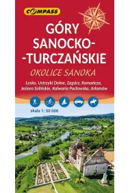 G�ry Sanocko-Turcza�skie. Okolice Sanoka mapa skala 1 : 50 000