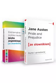 Pakiet. Duma i uprzedzenie z podr�cznym s�ownikiem angielsko-polskim. Poziom C1/C2 i Ekstremalnie szybka nauka j�zyka angielskiego