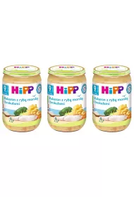 Hipp Makaron z ryb morsk i brokuami po 9. miesicu zestaw 3 x 220 g