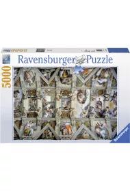 Puzzle 5000 el. Kaplica Syksty�ska Ravensburger