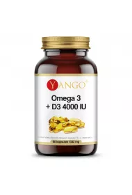 Yango Omega 3 + D3 4000 IU Suplement diety 60 kaps.