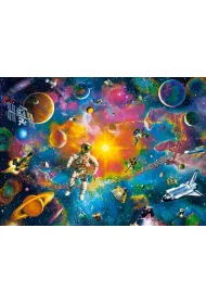 Puzzle 200 el. Spacer w kosmosie Castorland