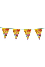 Banner z flagami Hibiscus 6m