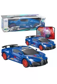 Auto sportowe czujnik przeszk�d niebieskie LeanToys