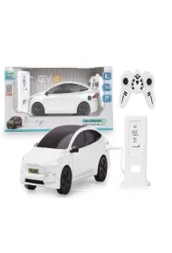 Auto RC ze stacj� do �adowania bia�e Artyk
