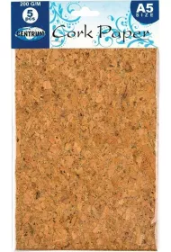 Centrum Papier korkowy A5 5 szt.