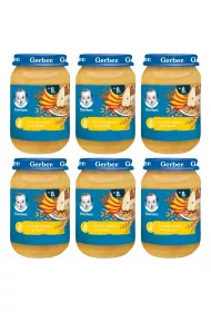 Gerber Deserek gruszki mango i trzy zboa dla niemowlt po 8 miesicu zgrzewka 6 x 190 g