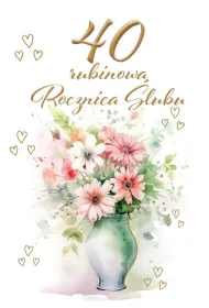 Trend Kartka okoliczno�ciowa Rocznica �lubu 40