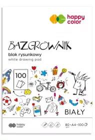 Happy Color Blok rysunkowy Bazgrownik, A4, 80g, 100 arkuszy 100 kartek