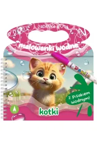 Malowanka 200X140 Zadanka & malowanki wodne. Kotki  PISAK SKRZAT 079913