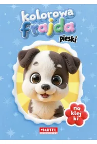 Kolorowa frajda. Pieski z naklejkami