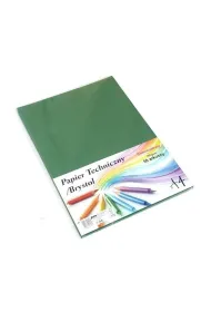 Penword Papier techniczny brystol A4 ciemnozielony 50ark