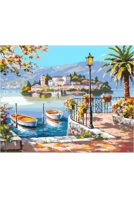 Koh-I-Noor Malowanie po numerach - Przysta� 40x50cm