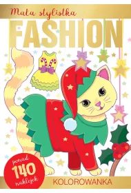 Ma�a stylistka Fashion. Kolorowanka. Kotki