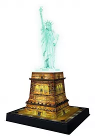 Puzzle 3D 108 el. Statua Wolno�ci. Edycja nocna Ravensburger