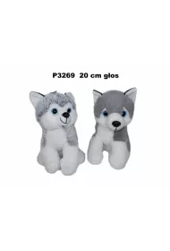 Pies Husky z g�osem 20cm - mix Sun-Day