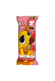 BeRaw Kids Baton Truskawka Banan 25 g