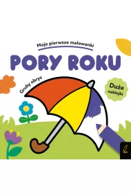 Moje pierwsze malowanki. Pory roku. Gruby obrys