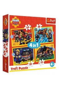 Puzzle 4w1 Stra�ak na sygnale TREFL
