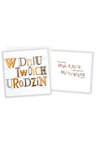 Kukartka Karnet QR-048 Urodziny