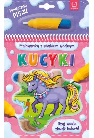 Kucyki. Malowanka z pisakiem wodnym