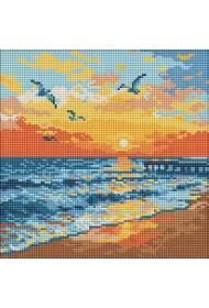 Ideyka Diamentowa mozaika - Nad morzem 30x30cm