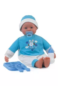 Lalka Bobas 46 cm Talking Tilly - interaktywna ch�opiec, butelka, akcesoria * Peterkin