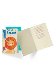Kukartka Karnet B6 DK-856 Roczek lew