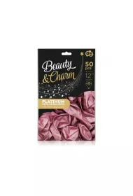 Godan Balony Beauty&Charm platynowe 30cm