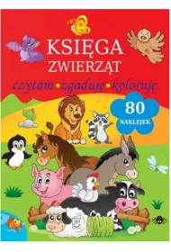Ksi�ga zwierz�t. Czytam, zgaduj�, koloruj�