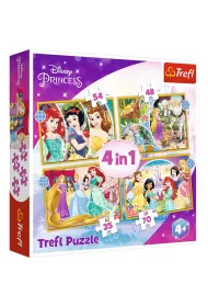 Puzzle 4w1 Szcz�liwy dzie� Trefl