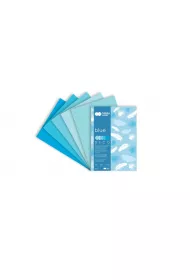 Happy Color Blok Deco Blue, 5 kolorw, A4, 170g, 20 arkuszy 170 g 20 kartek