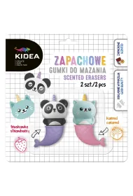 Derform Gumki do mazania zapachowe Kotek i Panda 2 szt.