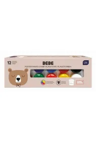 Interdruk Farby plakatowe BEBE Friends 12 x 20 ml
