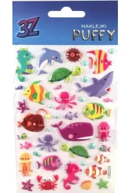 3Z Naklejki Puffy mini Morskie