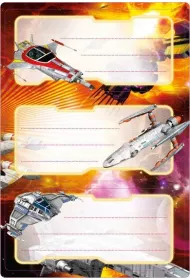Herma Naklejki szkolne - Kosmos 6 szt.
