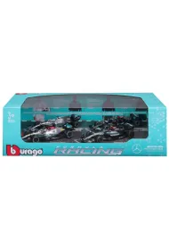 Bburago model 1:43 zestaw bolid�w f1 mercedes amg w12 w13 w14 18-38093