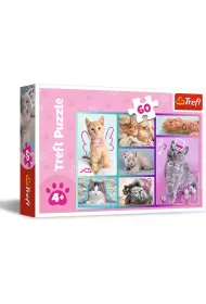 Puzzle 60 el. Sodkie kociaki Trefl