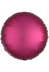 Amscan Balon foliowy Lustre purpurowy okr�g�y 43cm