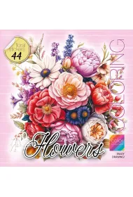 Kolorowanka z naklejkami 200x200 Kwiaty r�