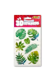 Penmate Naklejki 3D Transparent Green Leaves