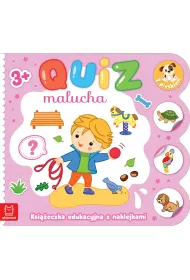 Quiz malucha. Ksi��eczka edukacyjna z naklejkami z pieskiem 3+
