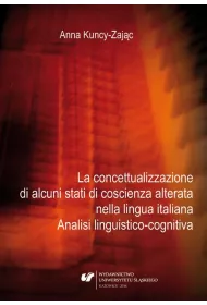 eBook La concettualizzazione di alcuni stati di coscienza alterata nella lingua italiana pdf