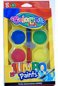 Patio Farby akwarelowe Jumbo Colorino 8 kolor�w