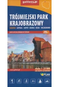 Tr�jmiejski Park Krajobrazowy - mapa - 1:25 000