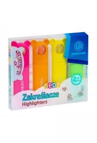 Zakre�lacze z �apkami Astrapen Animals neon 4 kolory