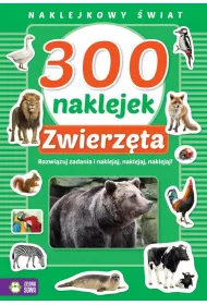 300 naklejek. Zwierz�ta