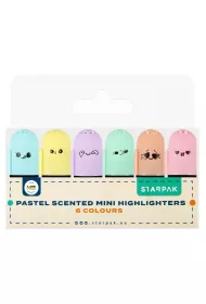 Starpak Mini zakre�lacz zapachowy pastel 6 szt.